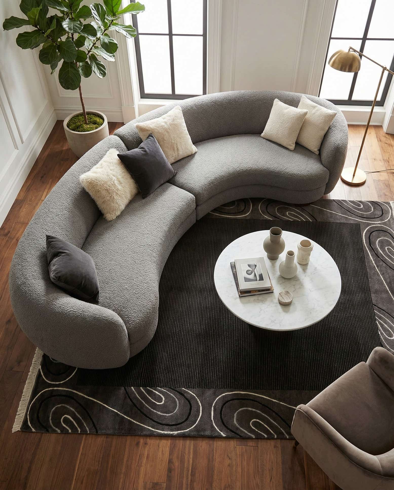 5' 6 x 7' 10 Hand Knotted Darya Wool Rug