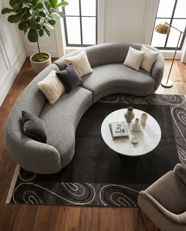 5' 6 x 7' 10 Hand Knotted Darya Wool Rug