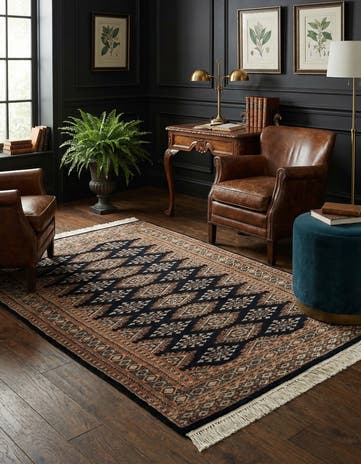 3' x 5' 3 Hand Knotted Bokhara Oriental Rug