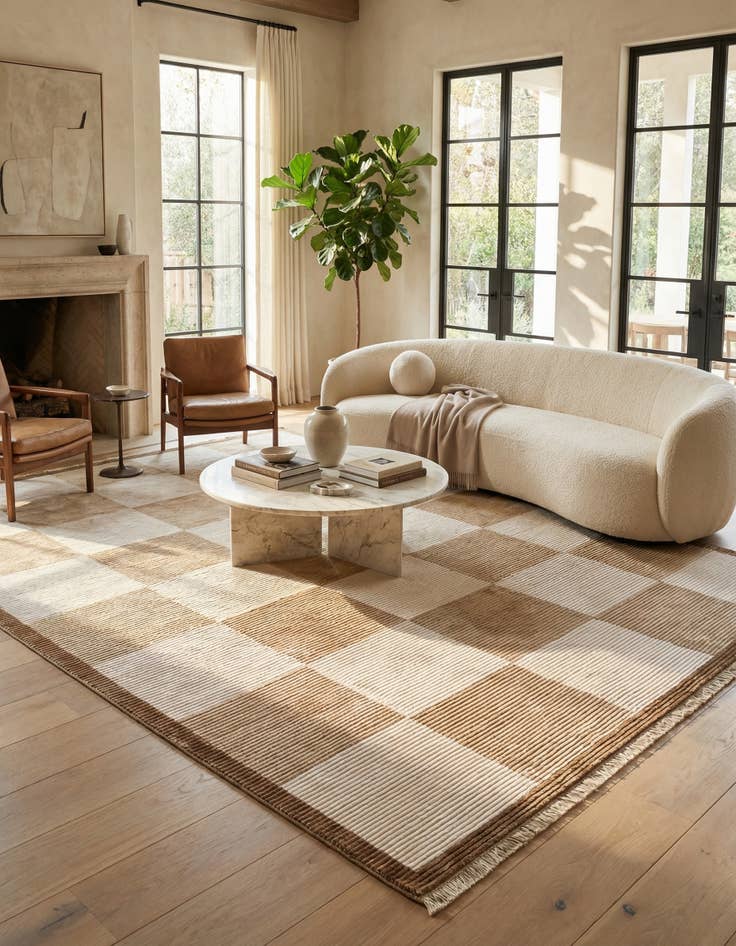 Detail image of 8' 2 x 11' 7  Hand Knotted Darya Wool Rug