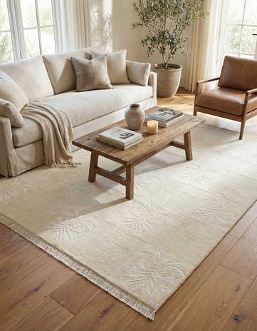 4' 11 x 6' 8 Hand Knotted Darya Wool Rug