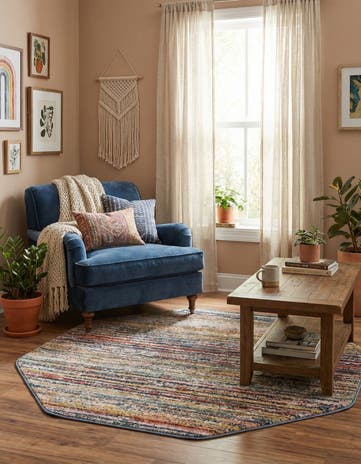Gemstone Octagon Rug