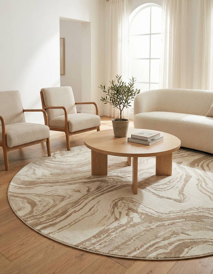 Detail image of  7' 10 x 7' 10 Laguna Round Rug