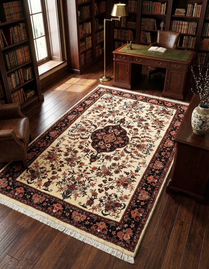 Detail image of 3' 8 x 6' 1 Bidjar Wool Rug