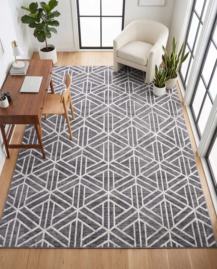 8' x 10' Lattice Trellis Rug