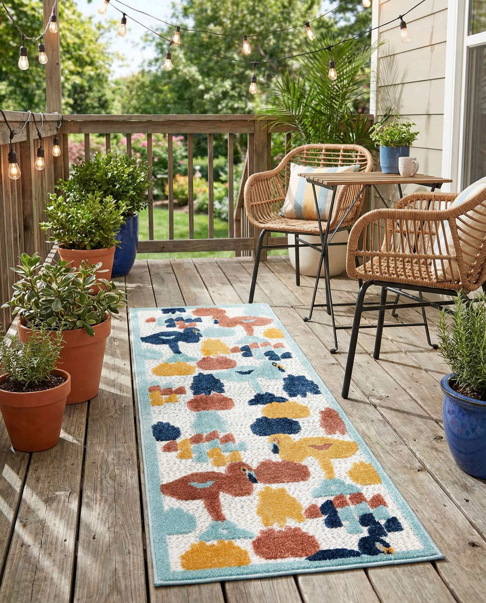 2' x 6' Easy-Clean Belize Indoor / Outdoor Runner Rug
