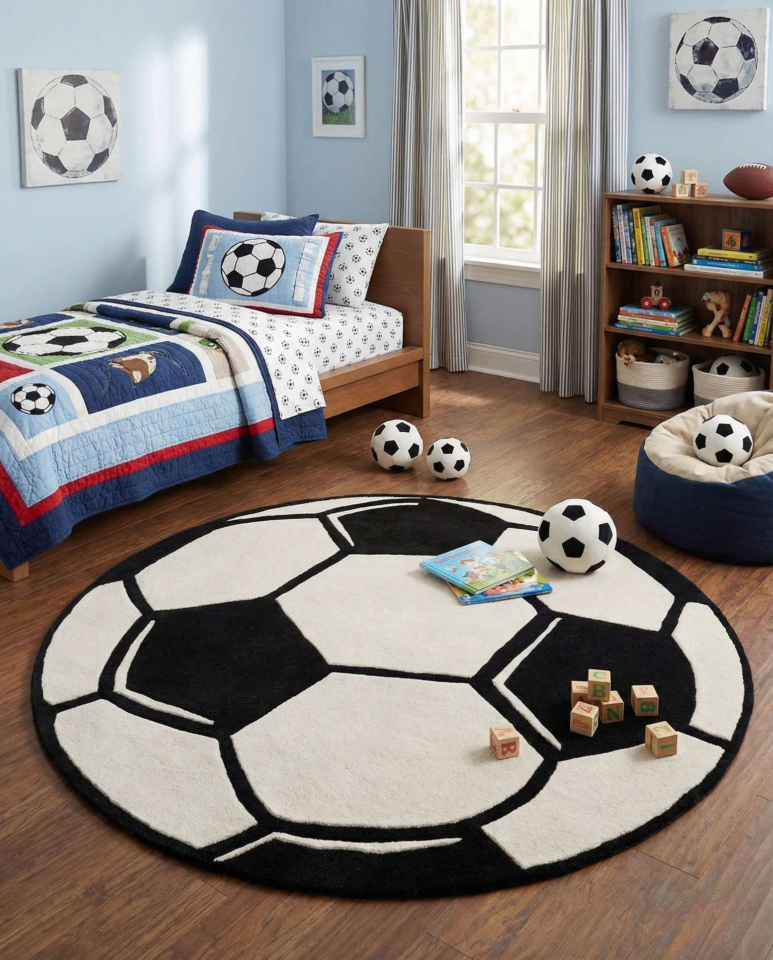 6' 1 x 6' 1 Playtime Kids Wool Freeform Rug