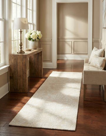 2' 10 x 9' 10 Hand Knotted Darya Wool Runner Rug