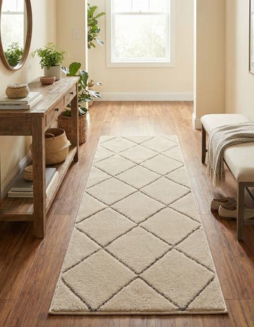 2' x 5' Vogue Geo Runner Rug