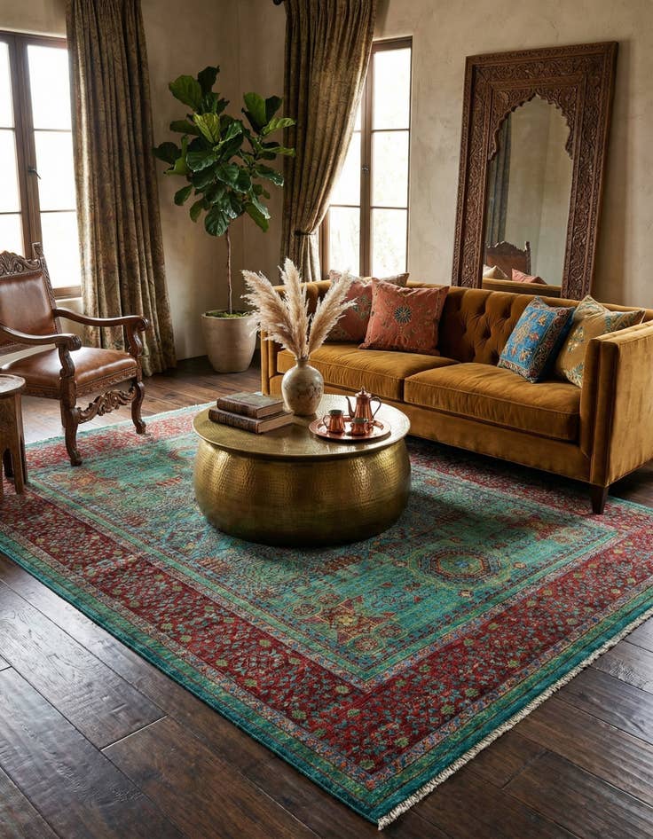 Detail image of  5' 11 x 7' 10 Amina Rug