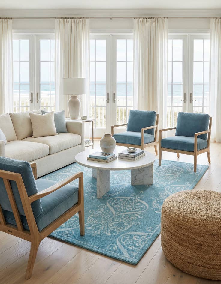 Detail image of 6' x 7' 9 Darya Rug