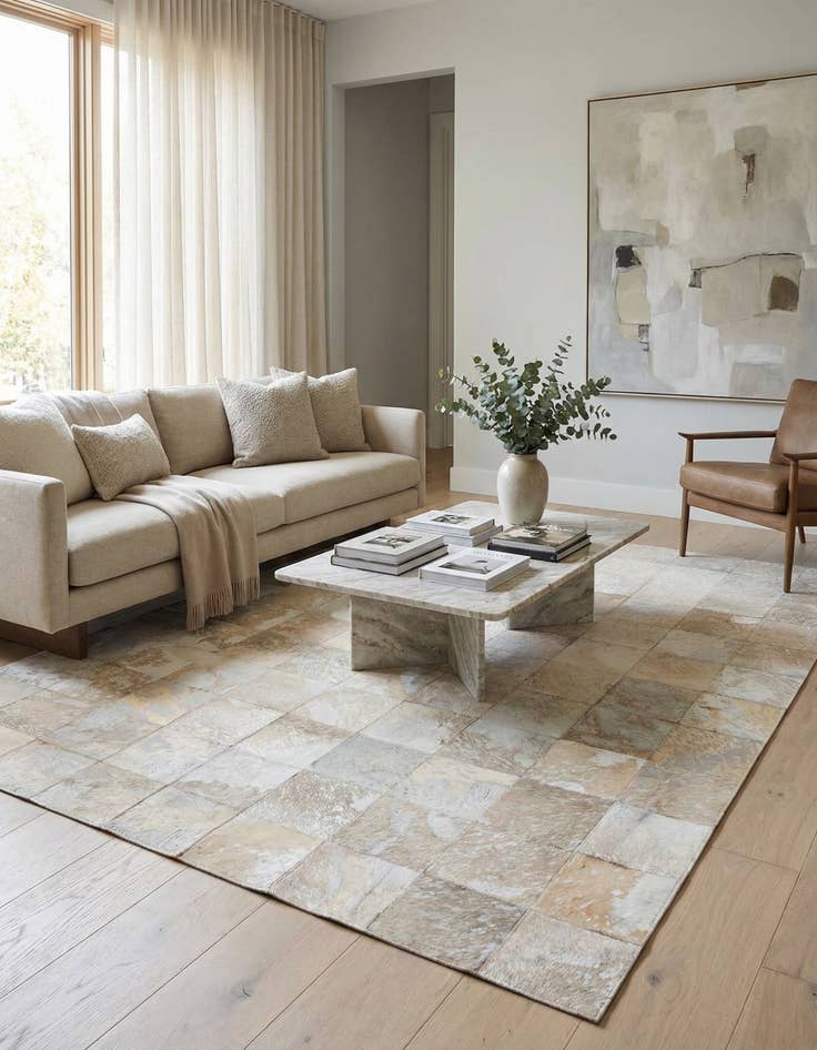 Detail image of 5' x 8' Cowhide Rug