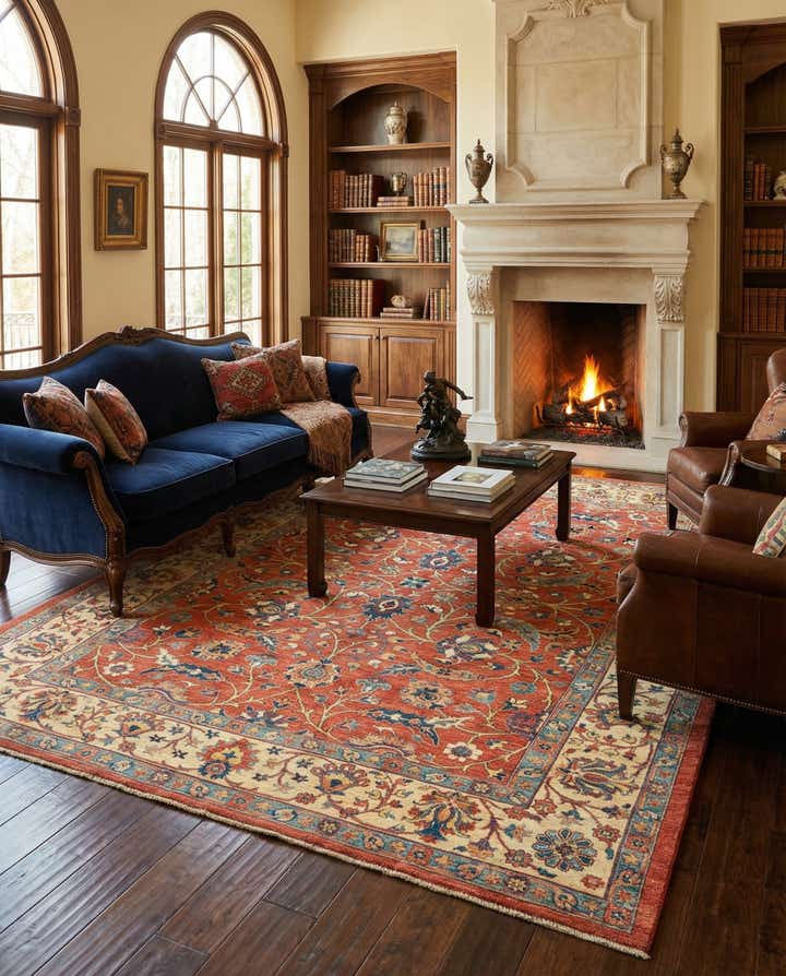 8' 2 x 10' 4 Serapi Wool Rug