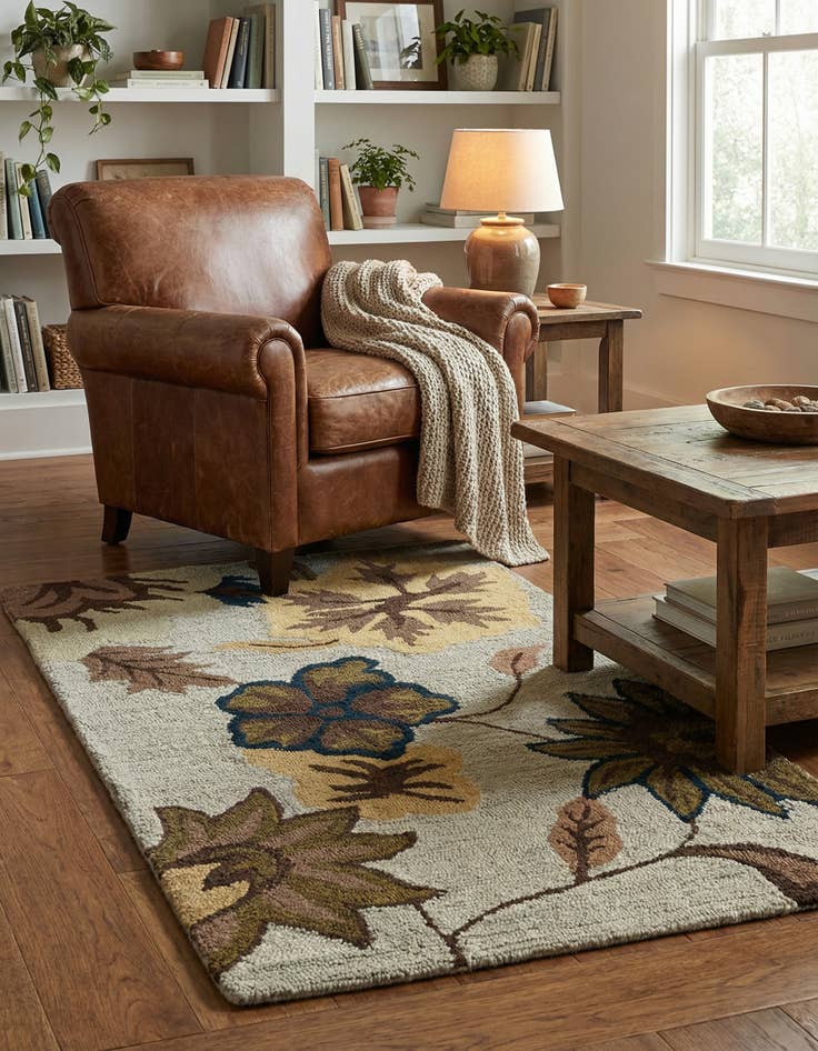 Detail image of 3' x 5' Agra Rug