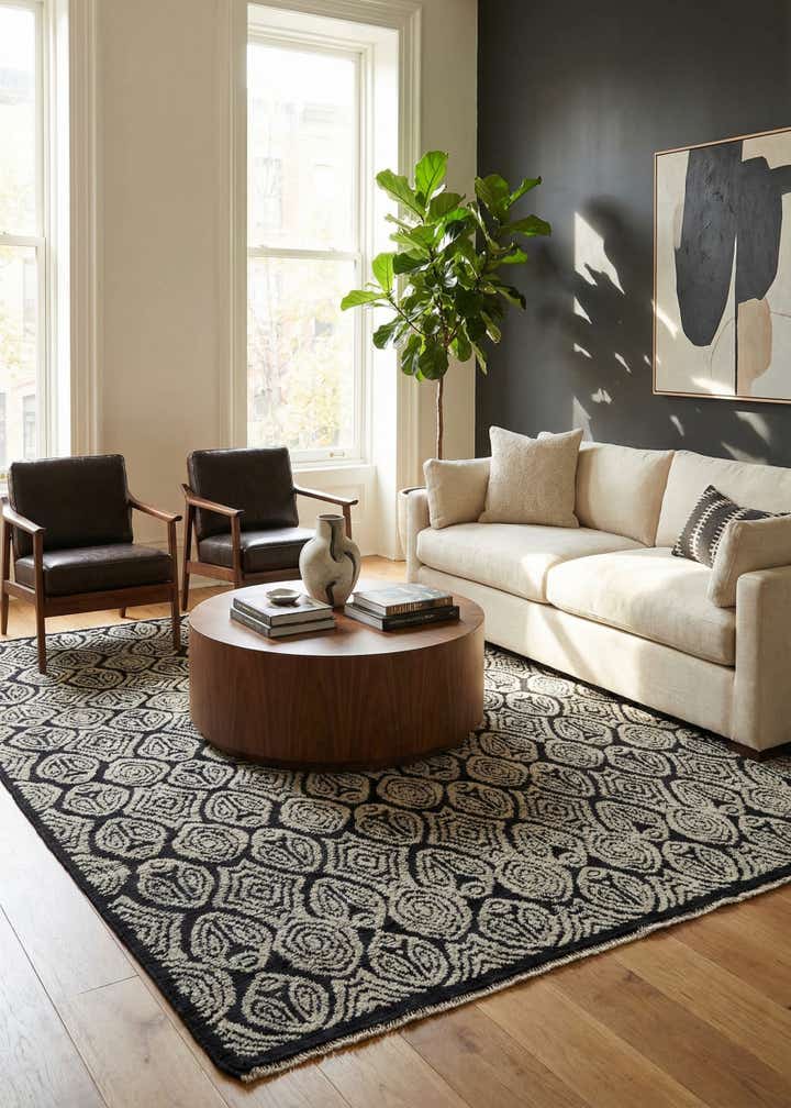 8' 2 x 10' 4 Hand Knotted Darya Wool Rug