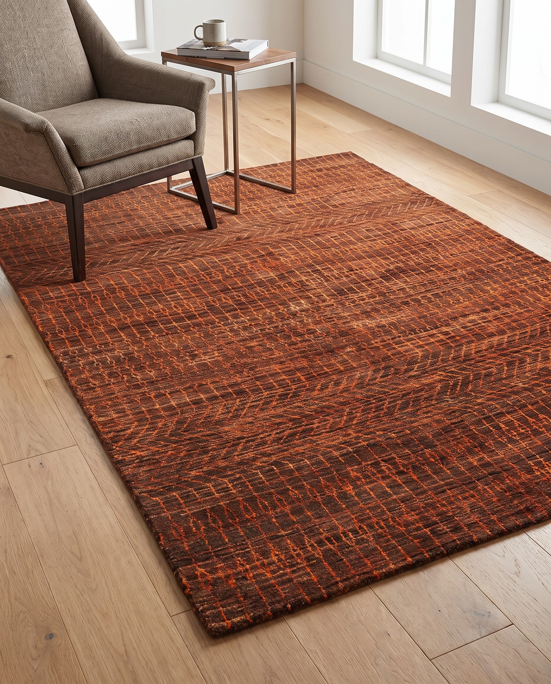 4' 7 x 6' 8 Juma Wool Rug