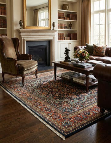 4' 7 x 6' 7 Ghiassabad Rug