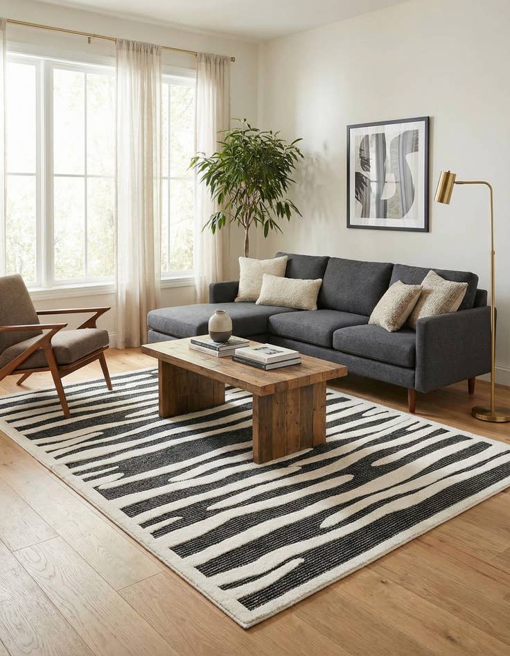 Detail image of 6' x 9' Prismatic Rug