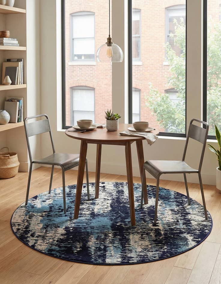 Detail image of 5' 3 x 5' 3 Laguna Round Rug