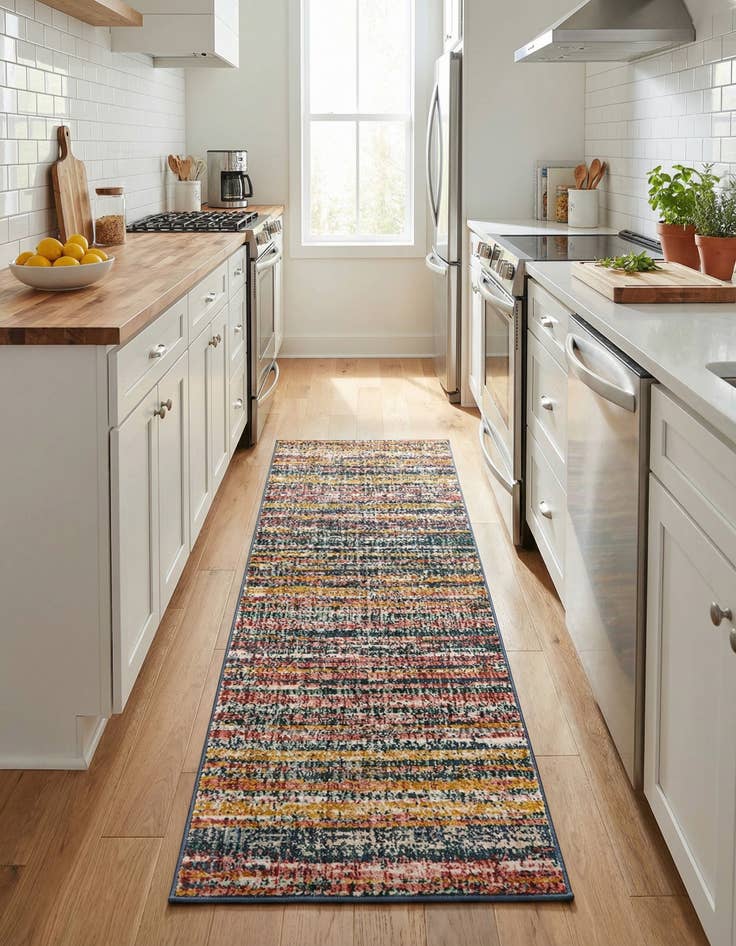 Detail image of 2' 2 x 5' Gemstone Runner Rug