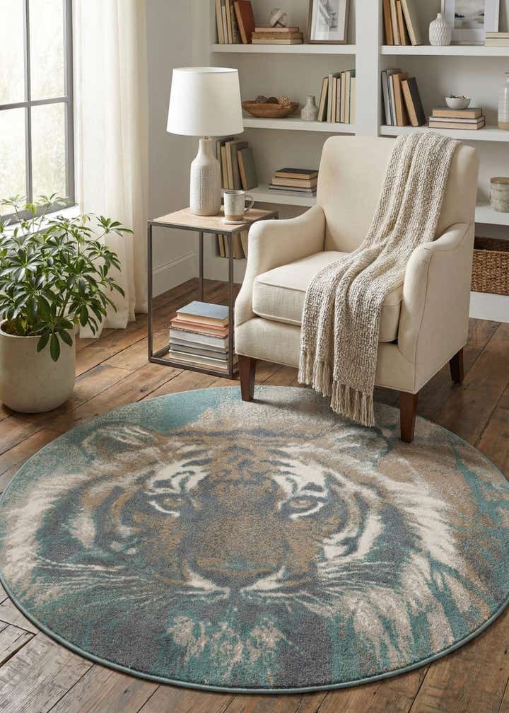 5' x 5' Savannah Round Rug