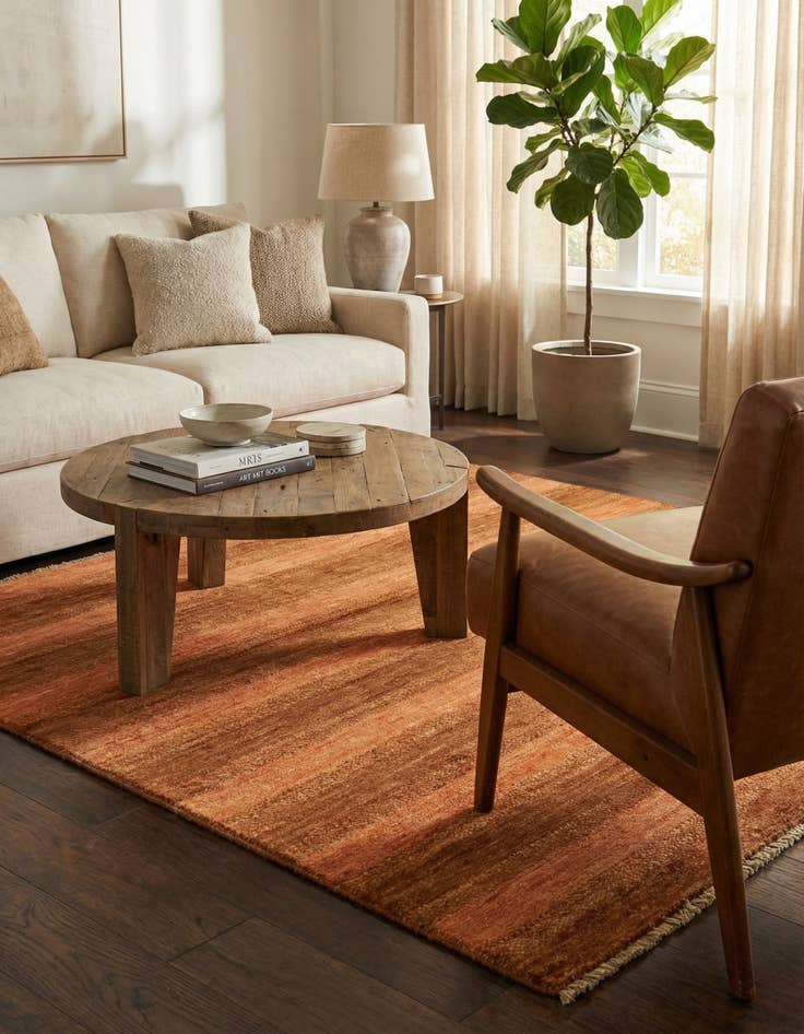 Detail image of 2' 8 x 4'  Hand Knotted Modern Ziegler Rug