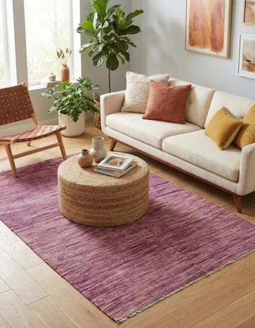 3' 11 x 5' 8 Hand Woven Kilim Modern Wool Rug