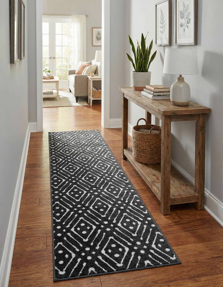 Detail image of 2' x 8' Easy-Clean Sabrina Soto Ella Indoor / Outdoor Runner Rug