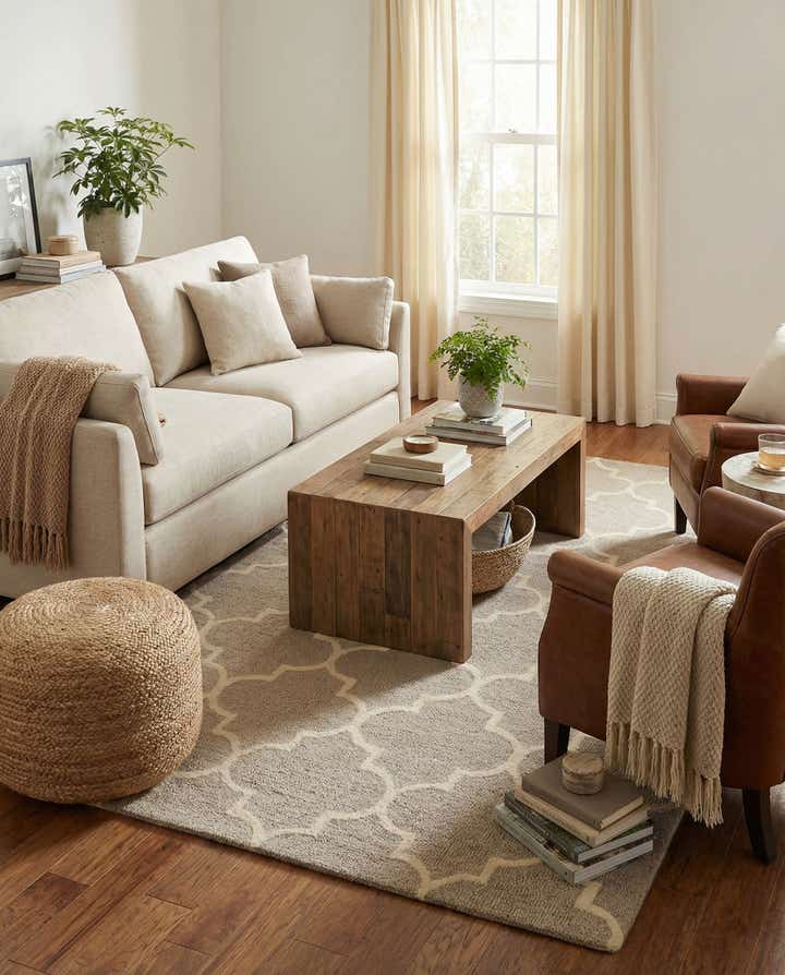 5' 1 x 8' Luna Wool Rug