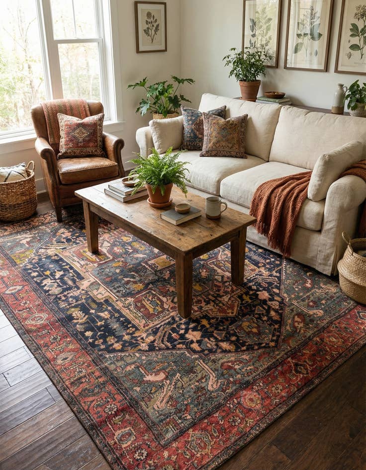 Detail image of  6' 7 x 9' Medina Rug