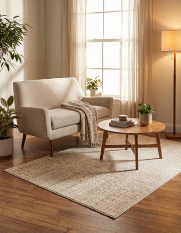 Ivory Gemstone Rug