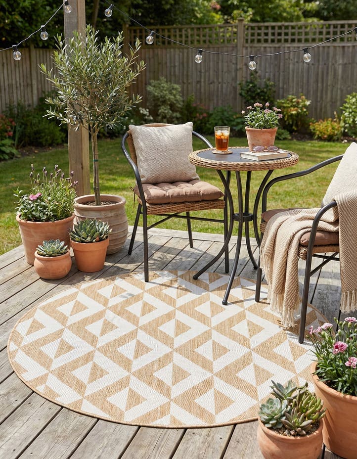 4' x 4' Easy-Clean Jill Zarin Napa Indoor ...