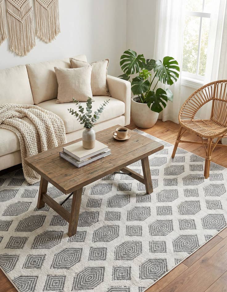 Detail image of 5' 3 x 8' Sabrina Soto Casa Havana Rug