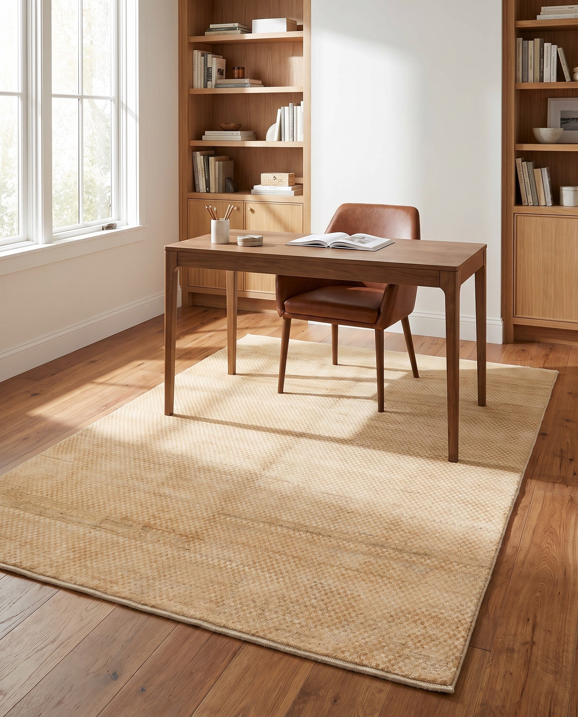 5' x 6' 3 Hand Knotted Kashkuli Gabbeh Wool Rug