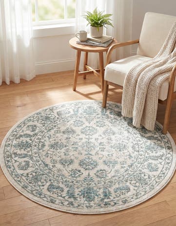 Jill Zarin 3' 3 x 3' 3 Uptown Central Park Round Rug