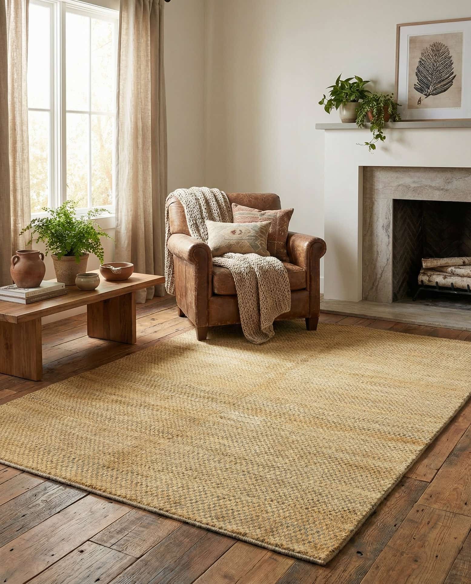 4' 7 x 6' Hand Knotted Kashkuli Gabbeh Wool Rug