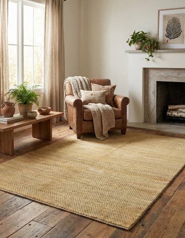 4' 7 x 6' Hand Knotted Kashkuli Gabbeh Wool Rug