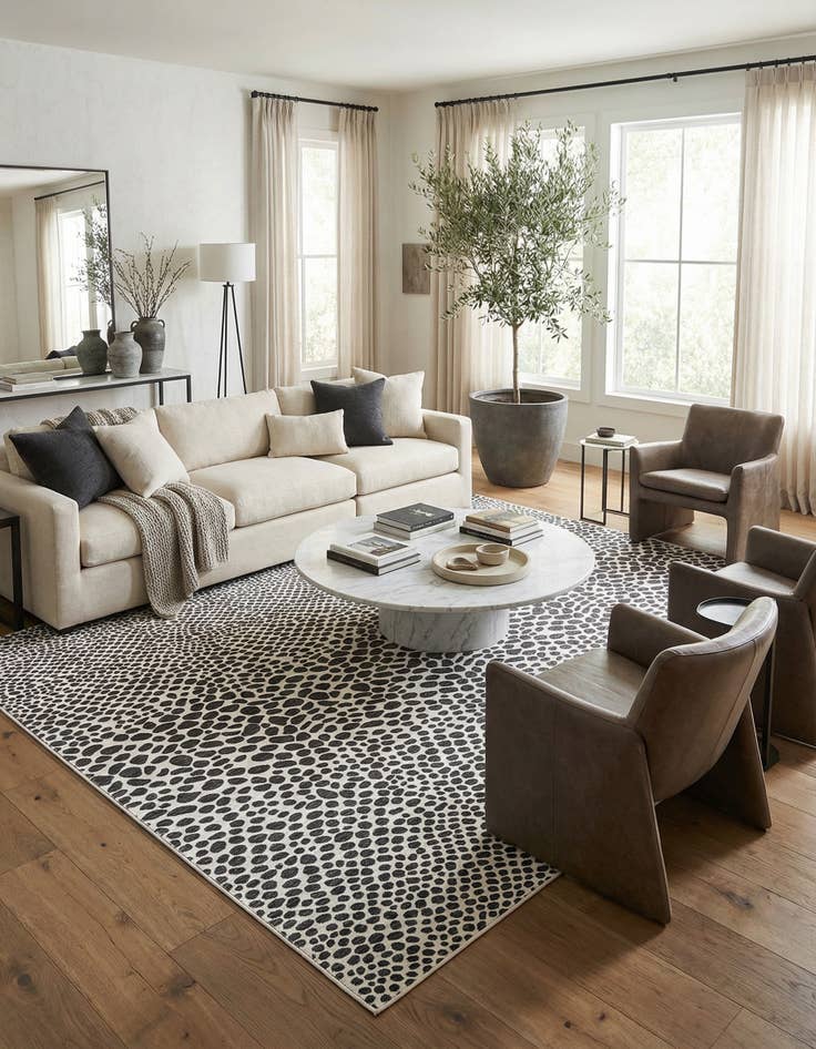 Detail image of 10' x 14'  Washable Jill Zarin Cape Town Indoor / Outdoor Rug