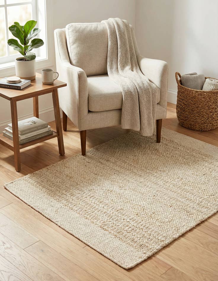 Detail image of 2' 2 x 3' 1  Hand Woven Lariat Rug