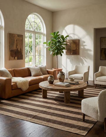 6' 9 x 11' 11 Hand Woven Kilim Modern Wool Rug