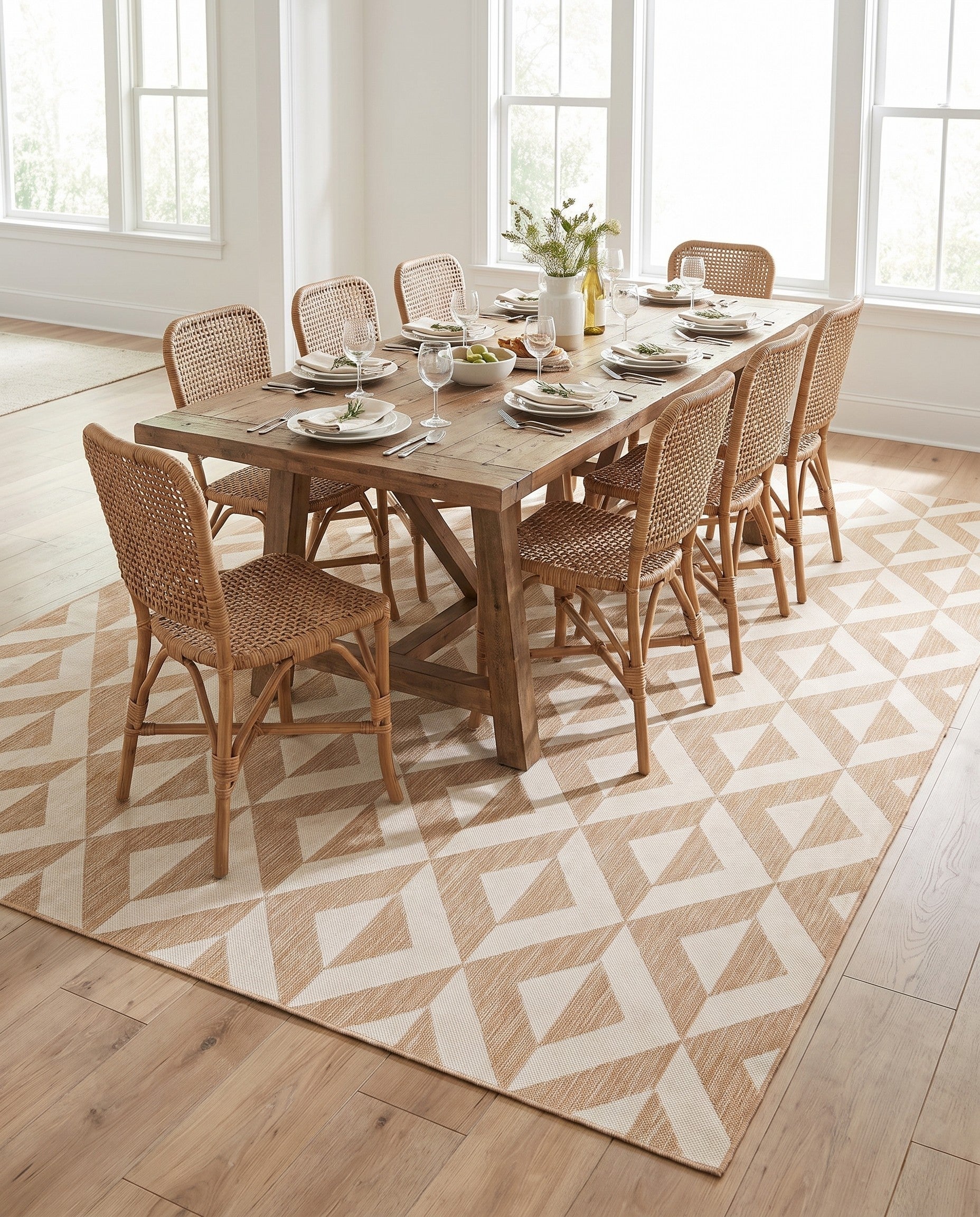 9' x 12' Easy-Clean Jill Zarin Napa Indoor / Outdoor Rug