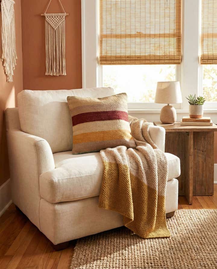1' 5 x 1' 6 Hand Woven Pillow Wool Square Rug