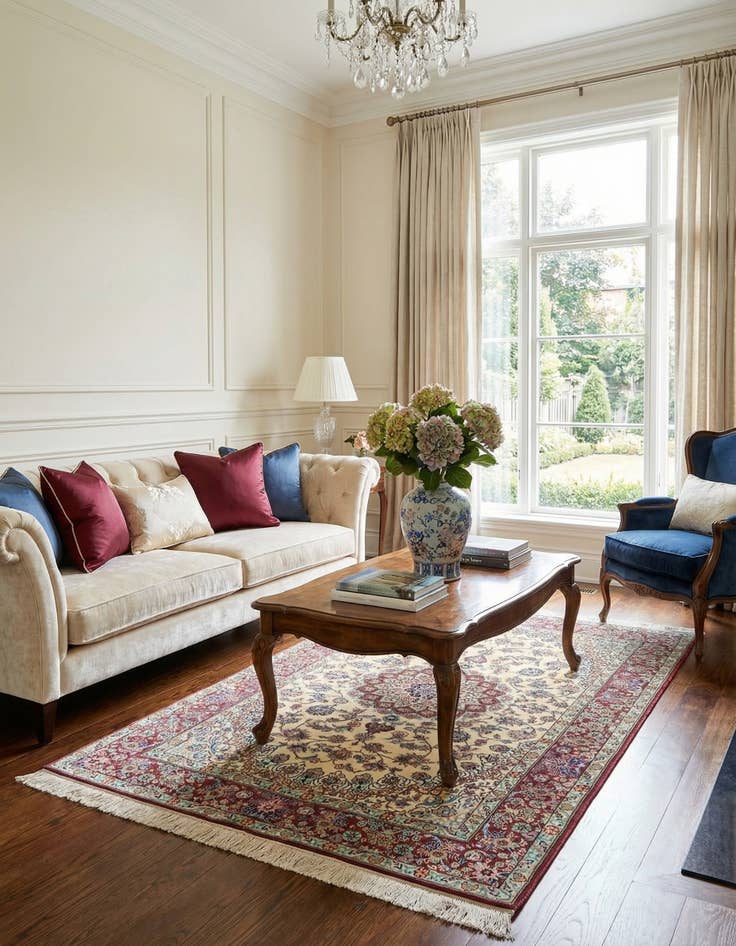 Detail image of 4' 10 x 7' 8 Nain Rug