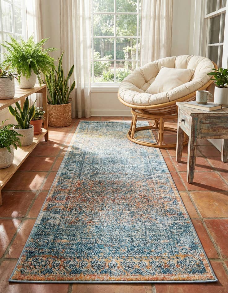 Detail image of  2' x 6' Newport Runner Rug
