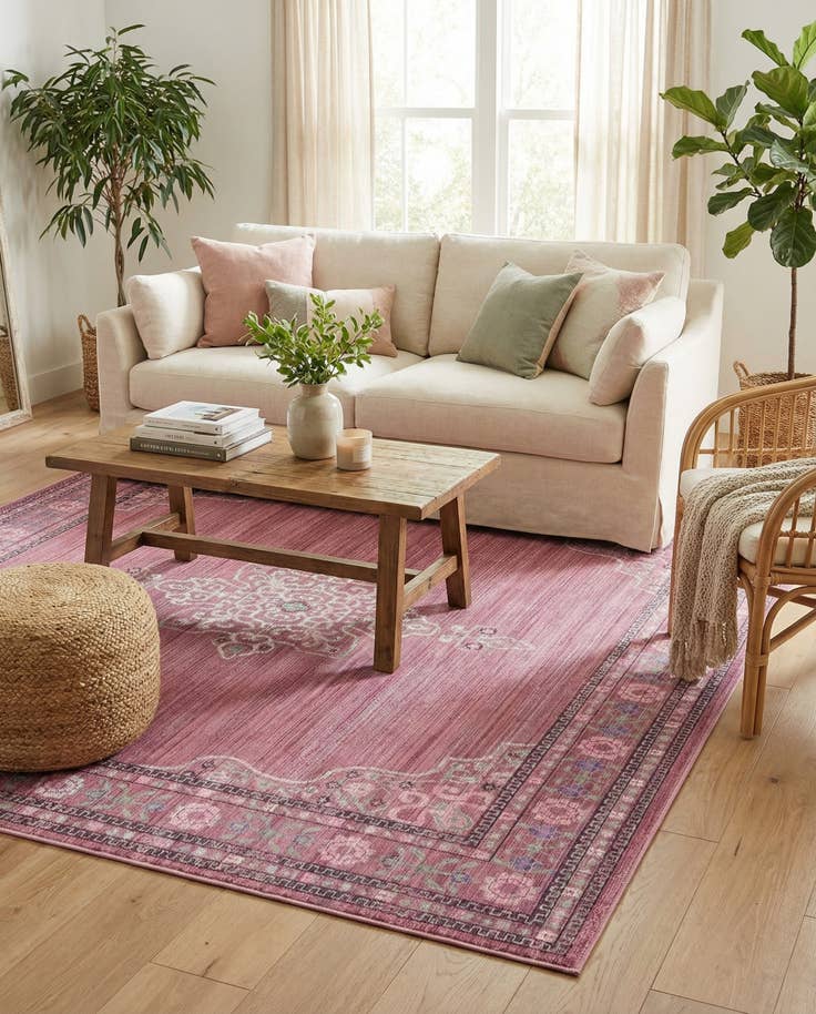 Detail image of 8' x 8' Aqua Square Rug