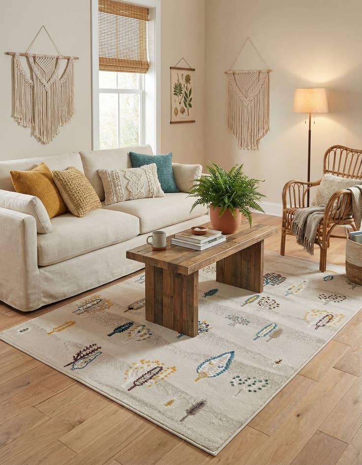 Detail image of 4' 1 x 6' 1 Laguna Rug