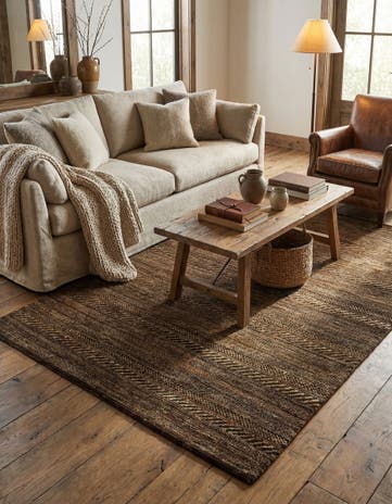 4' 5 x 6' 8 Hand Knotted Kashkuli Gabbeh Oriental Wool Rug