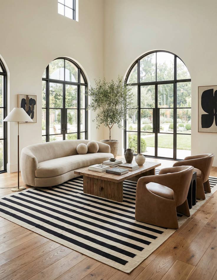 Detail image of 8' 3 x 11'  Hand Woven Kilim Modern Wool Rug