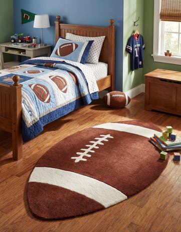 3' x 5' 4 Playtime Kids Wool Freeform Rug