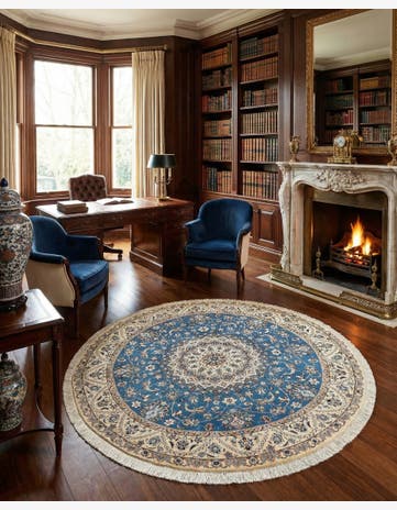 6' 11 x 6' 11 Nain Round Rug